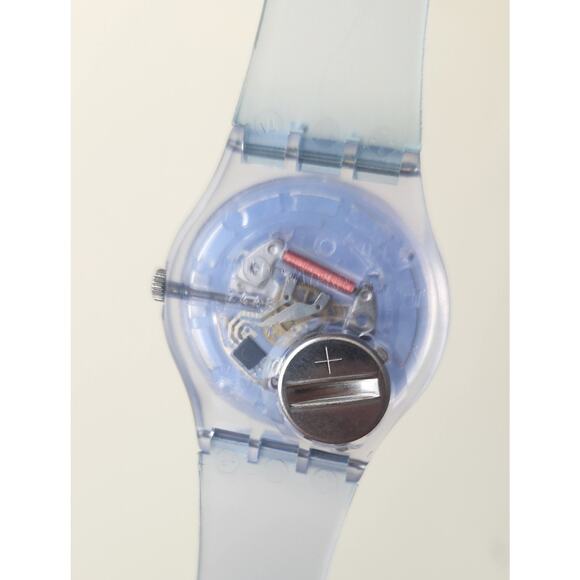 Swatch watch LA BANANE BLEUE GN192P 2000 Luxury Collection Vendôme NOS - Picture 10 of 12